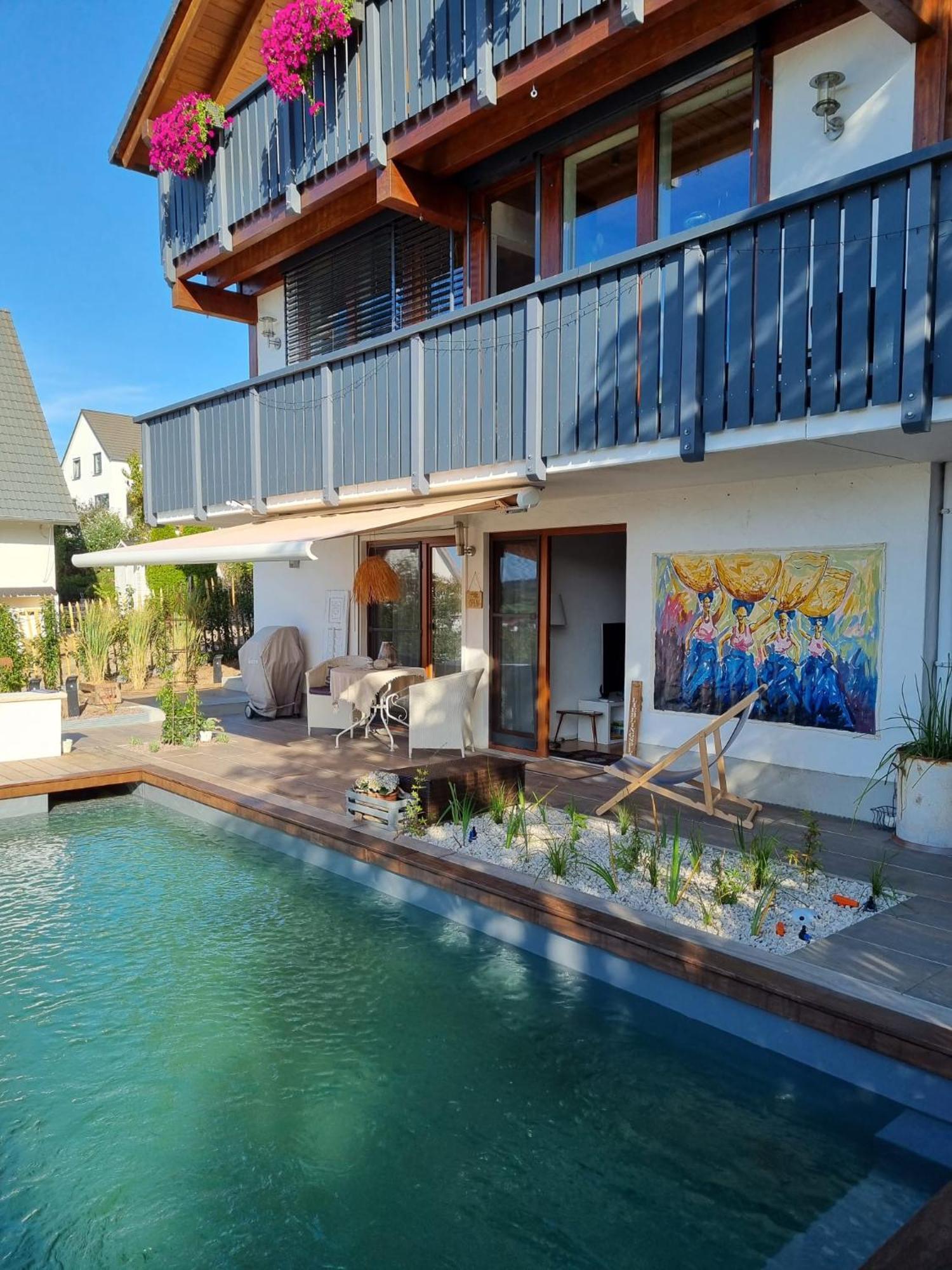Studio 22, Terrasse,Pool,Sauna,Ofen Neuffen 외부 사진